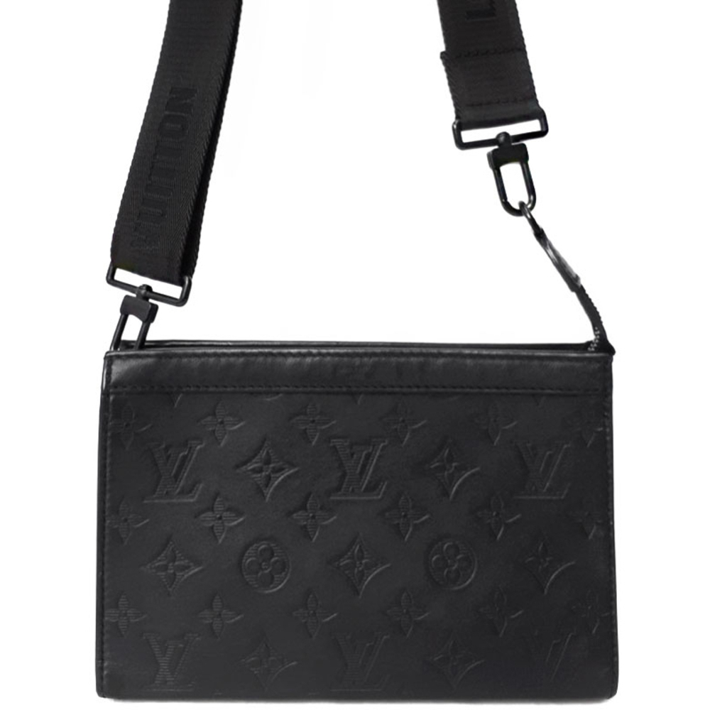 Louis Vuitton Monogram Shadow Gaston Wearable Wallet Shoulder Bag